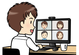 go in forのイラスト